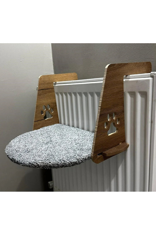 Kalorifer Petek Radyatör Yatağı Kedi Peluş Kalorifer Yatağı