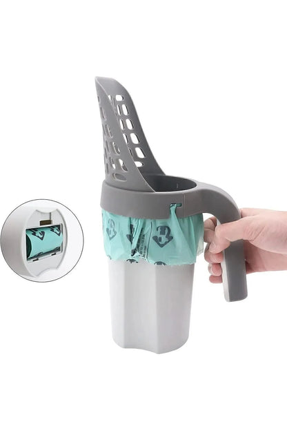 Yeni Nesil Kedi Kumu Küreği ve 4'lü dışkı poşeti hediyeli