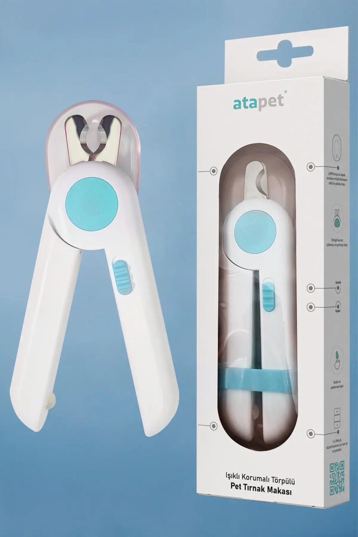 Işıklı Kedi Köpek Tırnak Makası