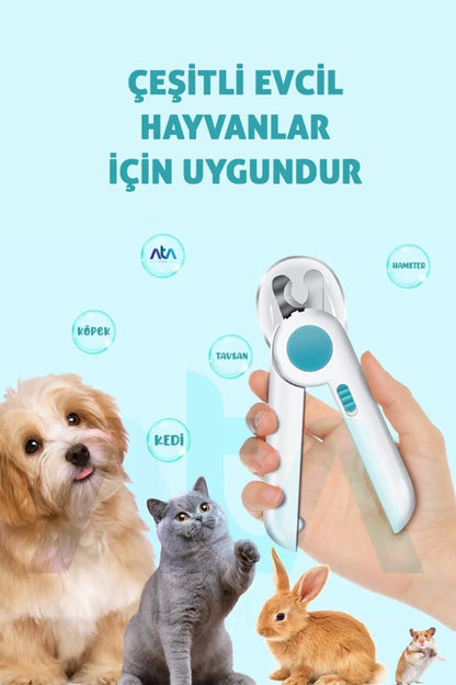 Işıklı Kedi Köpek Tırnak Makası
