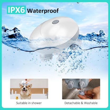 Köpekler ve kediler için elektrikli evcil hayvan masaj cihazı